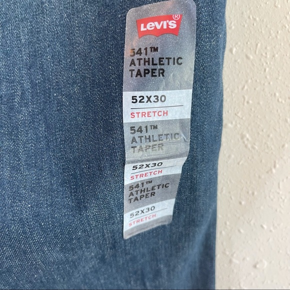 Levi’s 541 Athletic Taper Men’s Plus Size Jeans/Sz:52x30/NWT - Picture 11 of 14